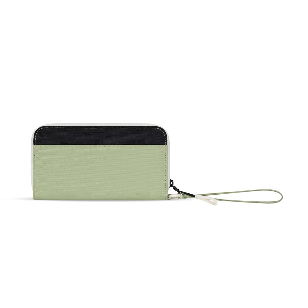 9198 Tulum, Nylon Large Zip Around Wallet, Wristlet, Purse with Card Holder - Picture 6 of 6